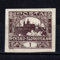 Známka ČSR, Pof.1*, 1h