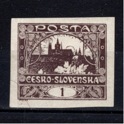 Známka ČSR, Pof.1*, 1h