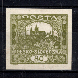 Známka ČSR, Pof.19*, 80h