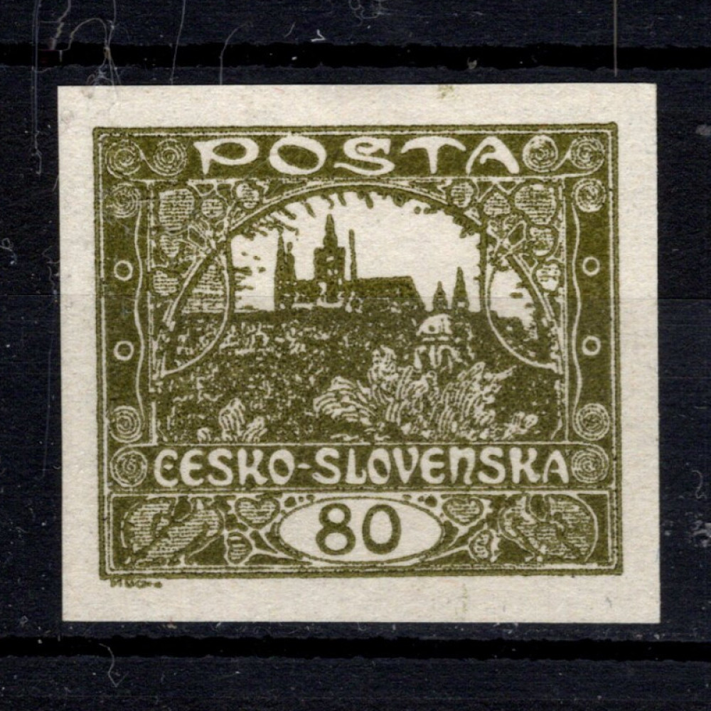 Selo Tchecoslováquia, Pof.19 (Mi. 21), MH, 80h