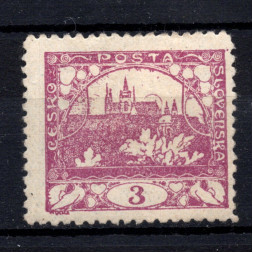 Známka ČSR, Pof.2D*, 3h
