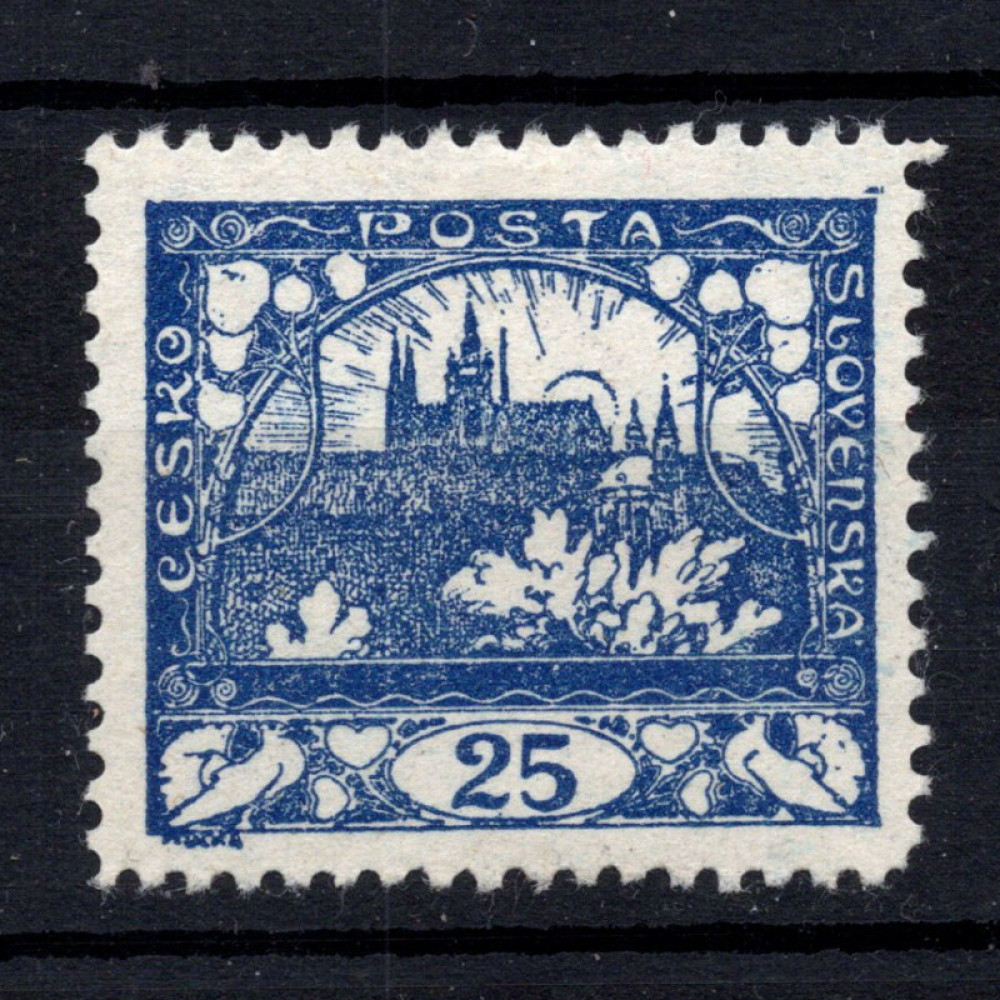 Briefmarke Tschechoslowakie, Pof.10D (Pof. 10D)*, 25h