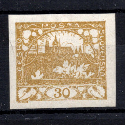 Briefmarke Tschechoslowakie, Pof.12 (Mi. 6)*, 30h