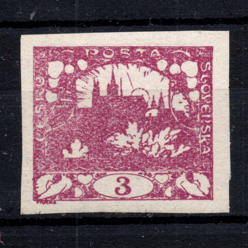 Sello Checoslovaquia, Pof.2 (Mi. 1), MH, 3h