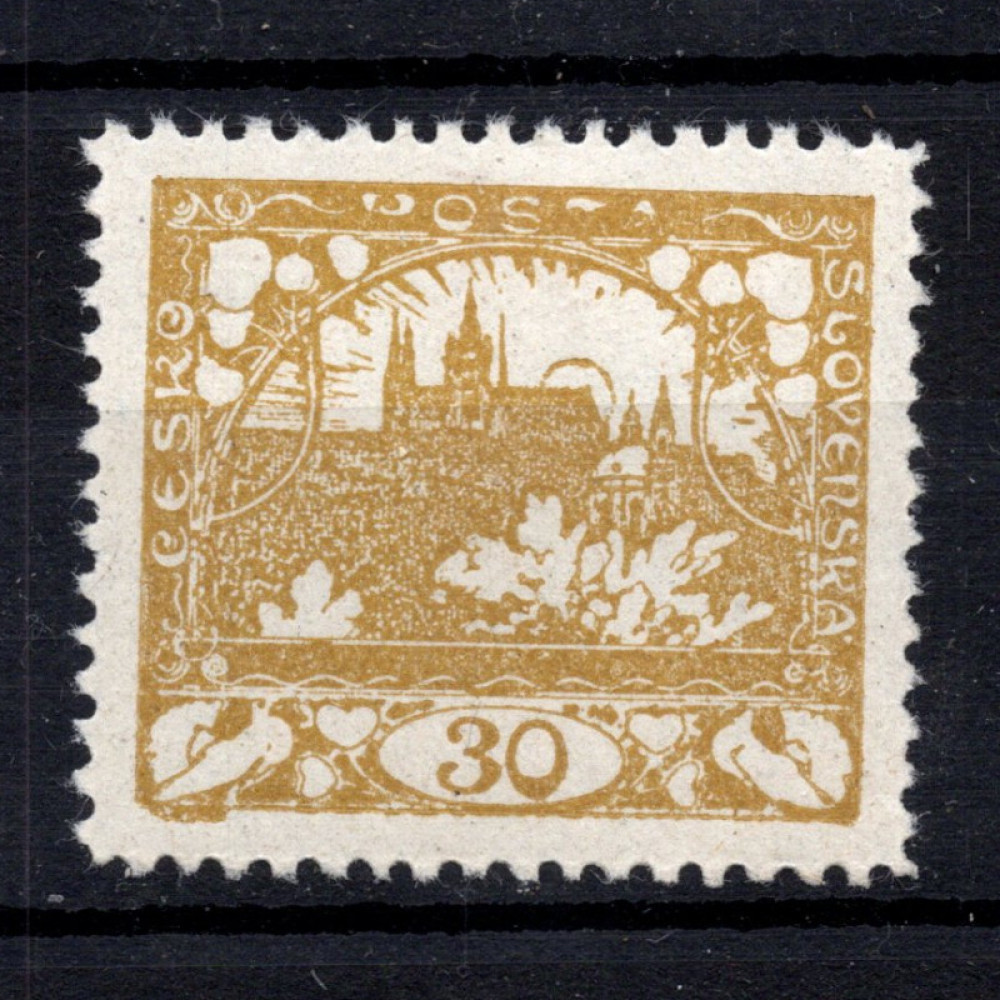 Briefmarke Tschechoslowakie, Pof.12D (Mi. 6 privatem Auftrag)*, 30h