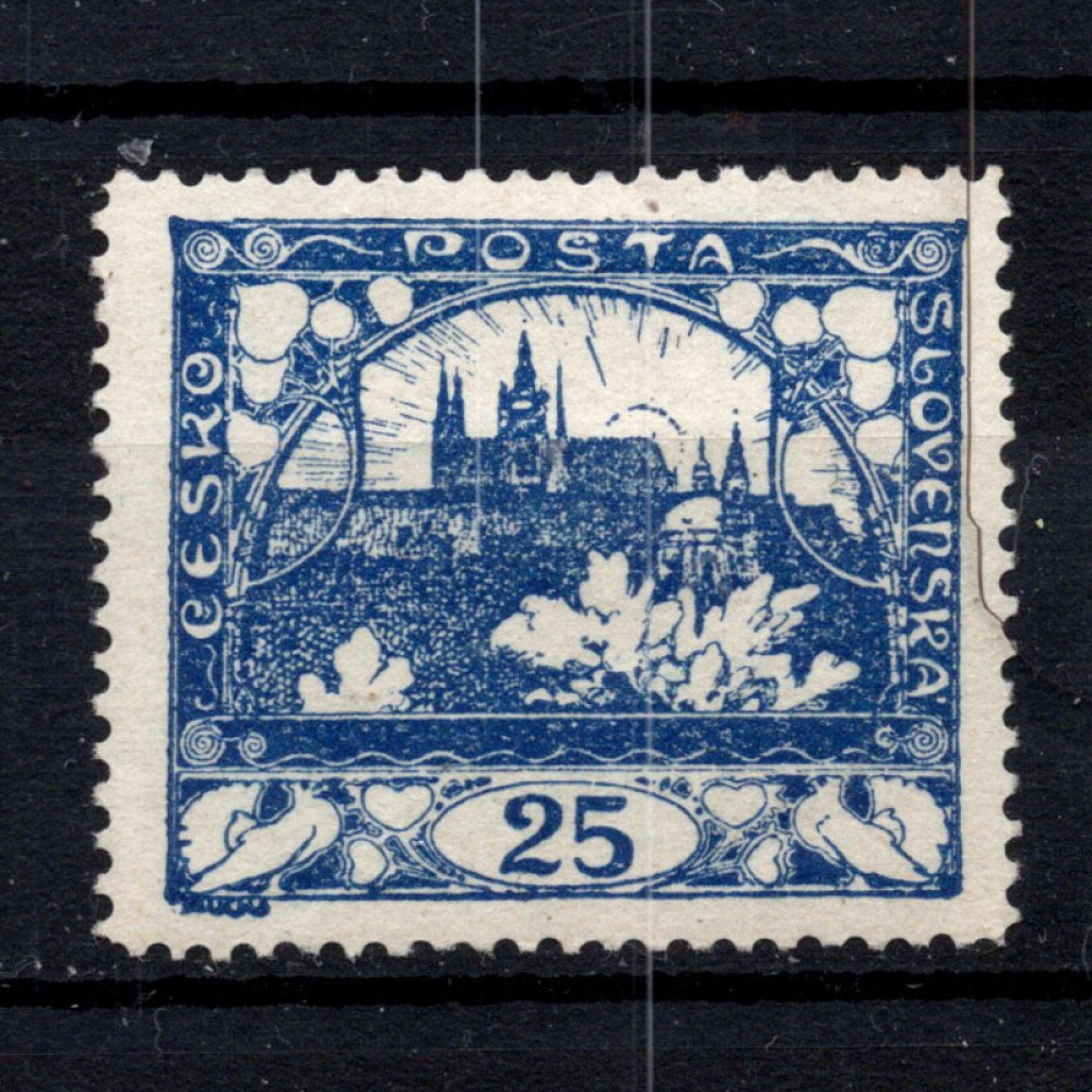 Známka ČSR, Pof.10A*, 25h