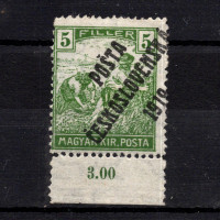 Briefmarke Tschechoslowakie, Pof.103 (Mi. 122)*, 5f