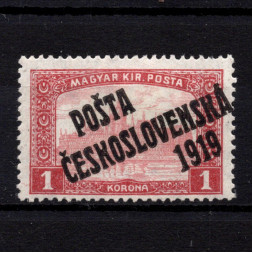 Briefmarke Tschechoslowakie, Pof.114 (Mi. 133)*, 1K