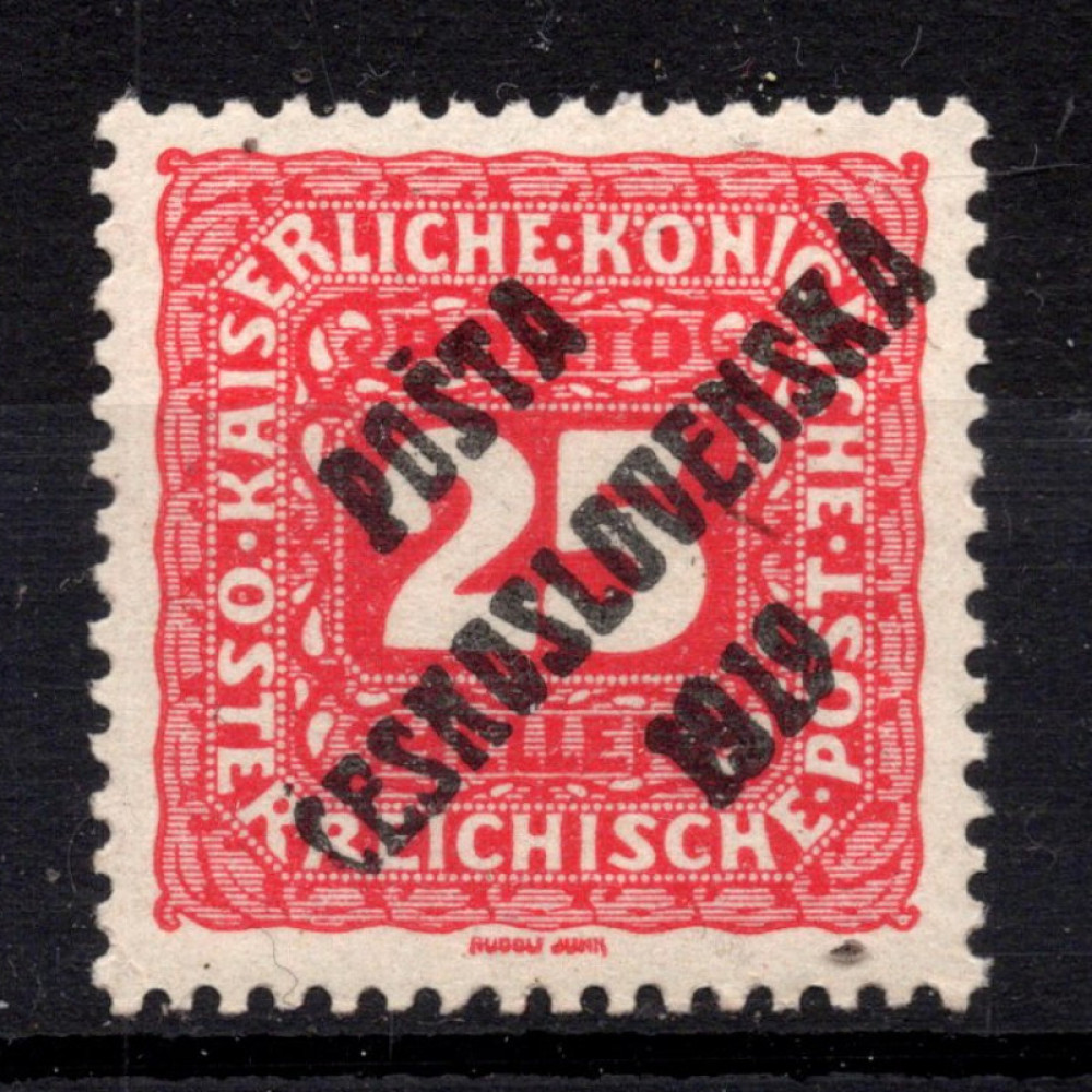 Briefmarke Tschechoslowakie, Pof.76 (Mi. 85)*, 25h