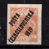 Sello Checoslovaquia, Pof.125z (Mi. 113), MH, 2 fi