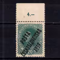 Stamp Czechoslovakia, Pof.39 (Mi. 64), MNH, 20h