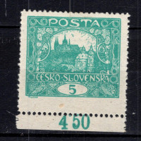 Známka ČSR, Pof.4C*, 5h