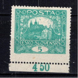 Briefmarke Tschechoslowakie, Pof.4C (Mi. 24C)*, 5h
