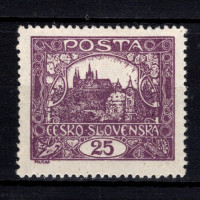 Známka ČSR, Pof.11A*, 25h