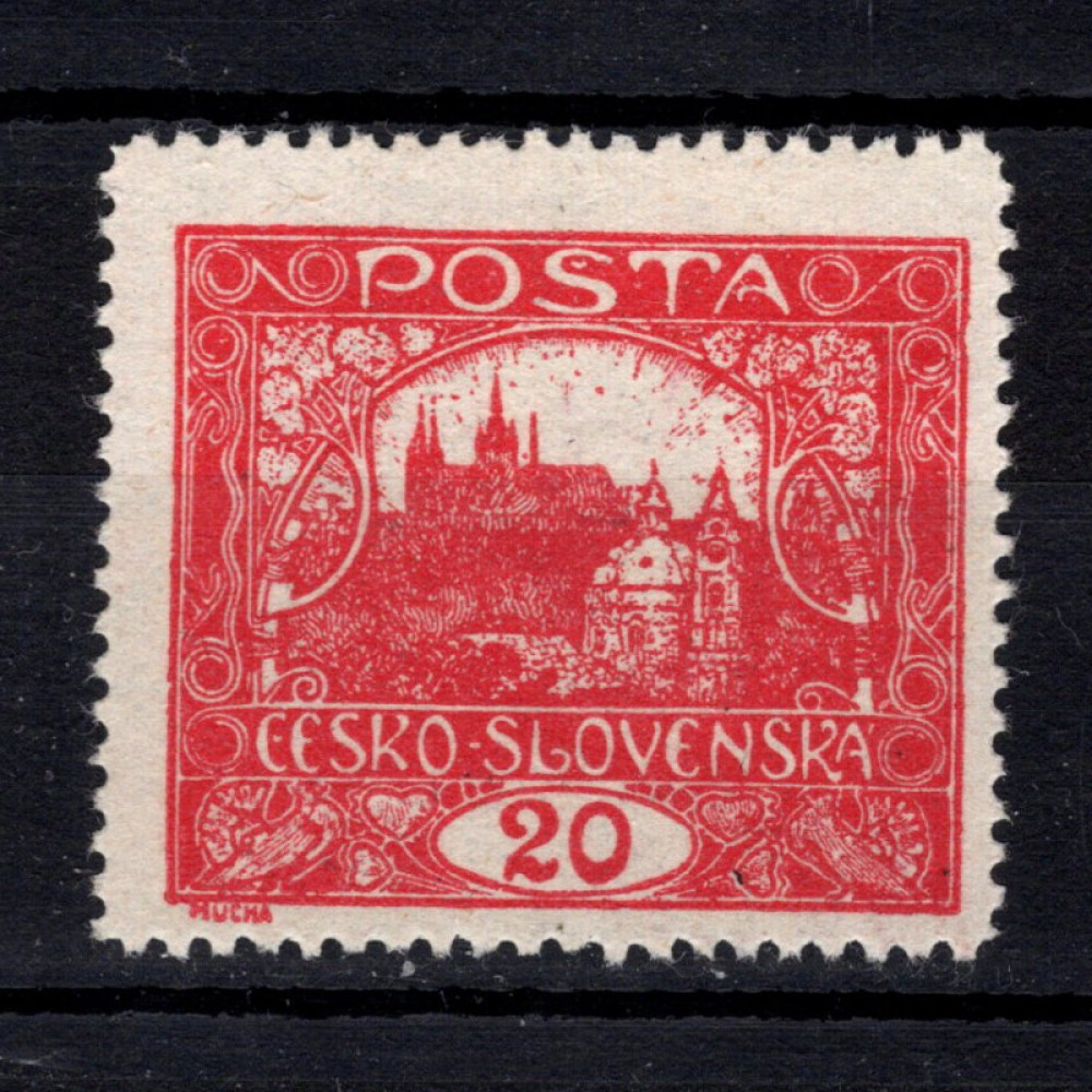 Briefmarke Tschechoslowakie, Pof.9C (Mi. 27C)*, 20h
