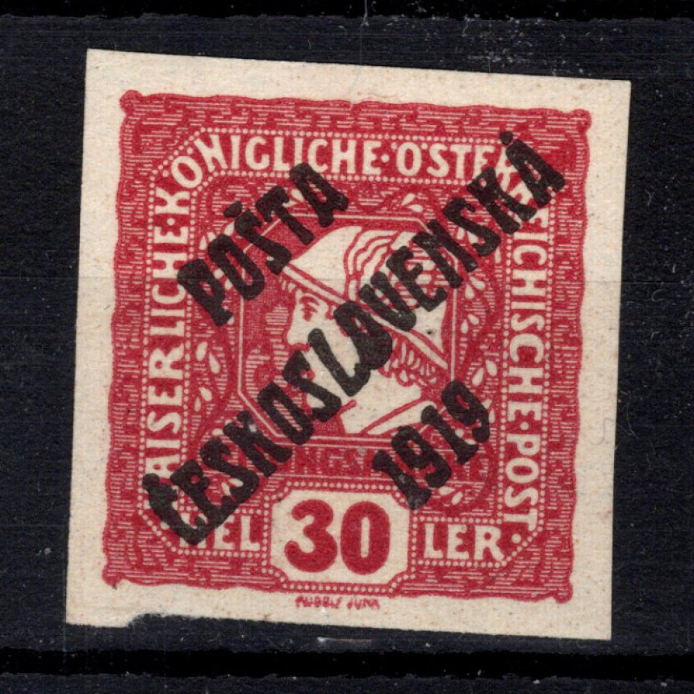 Briefmarke Tschechoslowakie, Pof.64 (Mi. 106)*, 30h