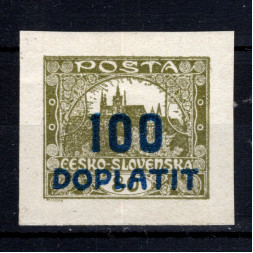 Briefmarke Tschechoslowakie, Pof.DL24 (Mi. 18)*, 100/80h