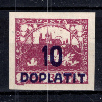 Známka ČSR, Pof.DL15*, 10/3h