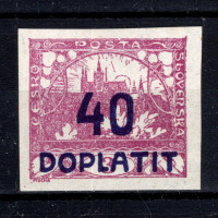Selo Tchecoslováquia, Pof.DL18 (Mi. 22), MH, 40/3