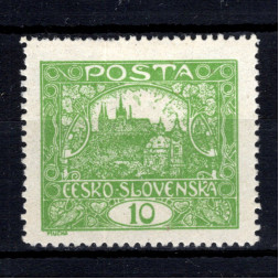 Briefmarke Tschechoslowakie, Pof.6C (Mi. 25C)*, 10h