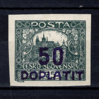 Briefmarke Tschechoslowakie, Pof.DL19 (Mi. 16)*, 50/75h