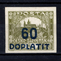 Známka ČSR, Pof.DL23*, 60/80h