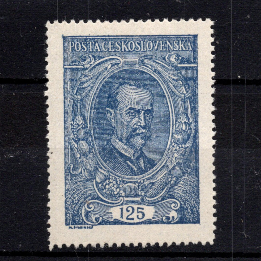 Selo Tchecoslováquia, Pof.140 (Mi. 161), MH, 125h