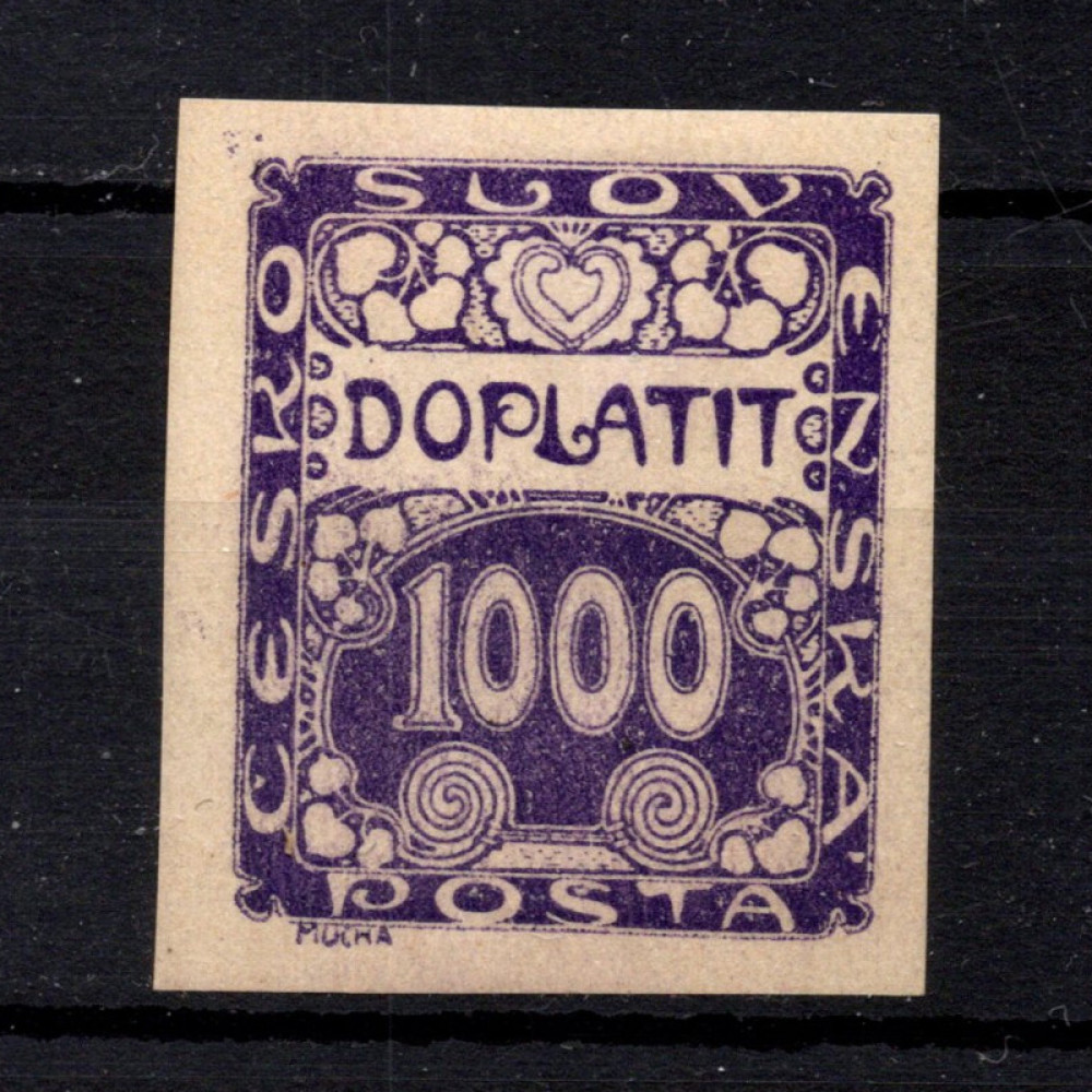 Známka ČSR, Pof.DL13*, 1000h