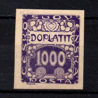 Známka ČSR, Pof.DL13*, 1000h