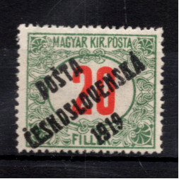 Sello Checoslovaquia, Pof.138 (Mi. 157), MH, 20f