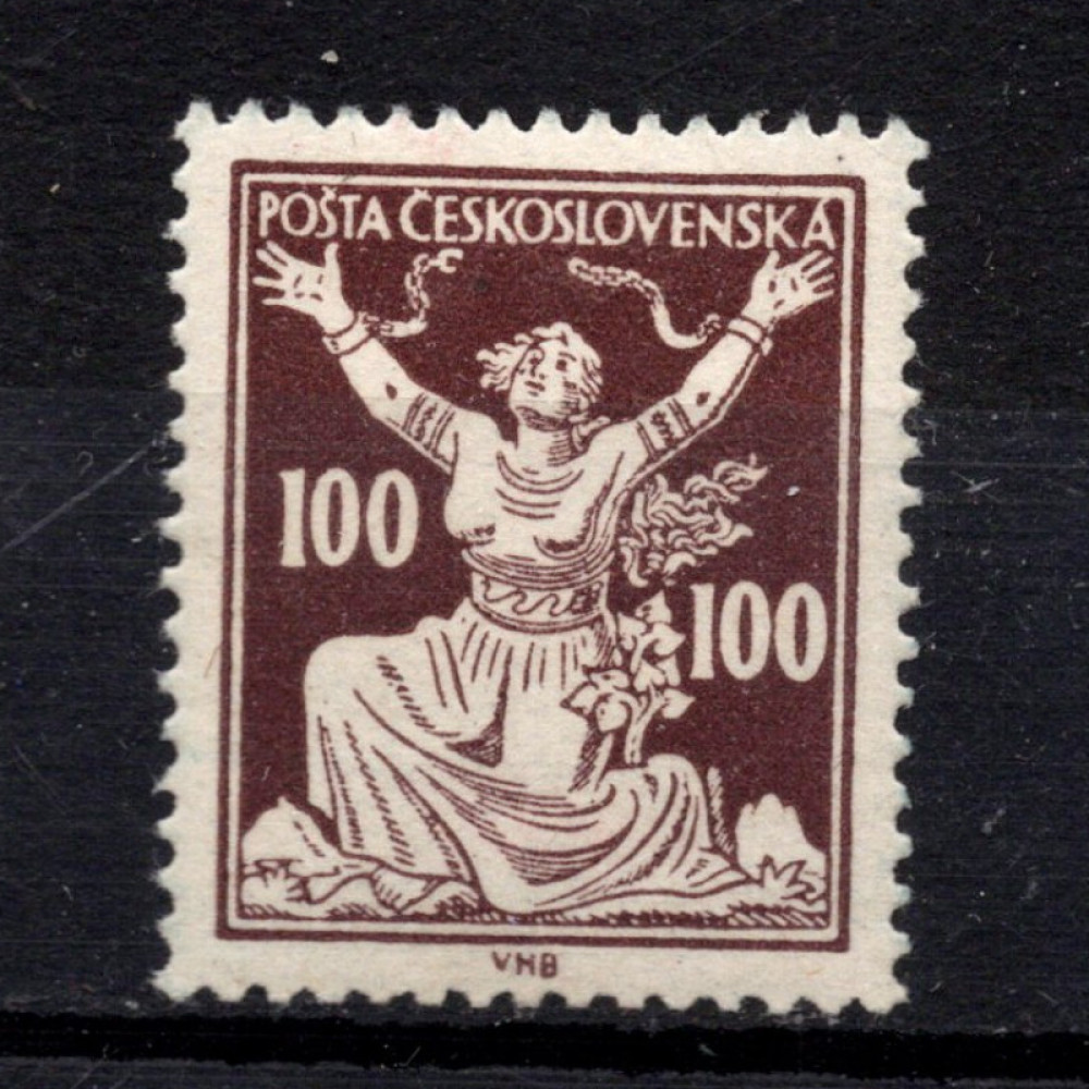 Sello Checoslovaquia, Pof.158 (Mi. 177), MH, 100h