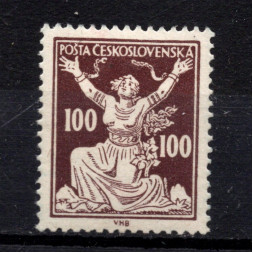 Selo Tchecoslováquia, Pof.158 (Mi. 177), MH, 100h