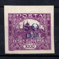 Známka ČSR, Pof.SO23*, 1000h