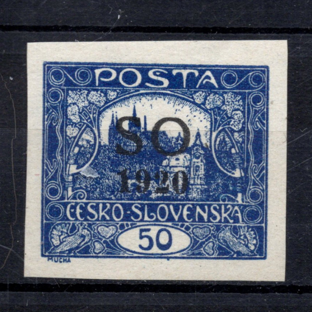Briefmarke Tschechoslowakie, Pof.16 (Mi. 30)*, 50h