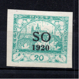 Briefmarke Tschechoslowakie, Pof.SO6 (Mi. 7)*, 20h