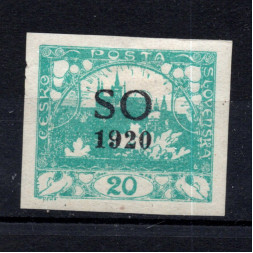 Briefmarke Tschechoslowakie, Pof.SO6 (Mi. 7)*, 20h