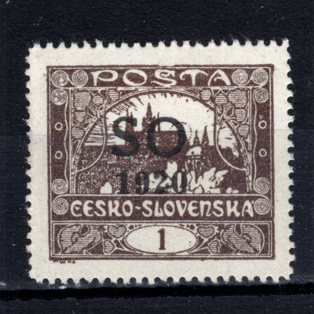 Známka ČSR, Pof.SO1B*