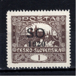 Známka ČSR, Pof.SO1B*