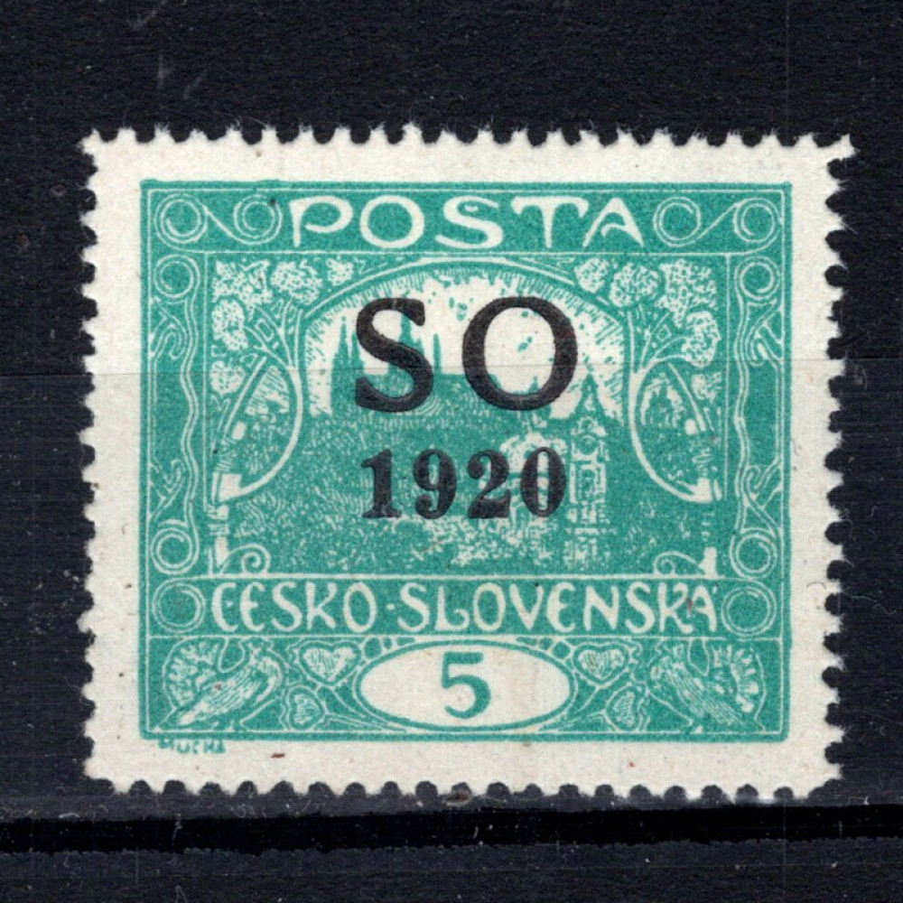 Briefmarke Tschechoslowakei SO 1920, Pof.SO3B (Pof. SO3B)*