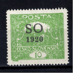 Briefmarke Tschechoslowakei SO 1920, Pof.SO4B (Pof. SO4B)*