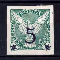 Briefmarke Tschechoslowakie, Pof.NV9 (Mi. 216)*, 5 / 2h