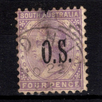 Známka Jižní Austrálie, SGO61 (Mi. D25)#, 4 d