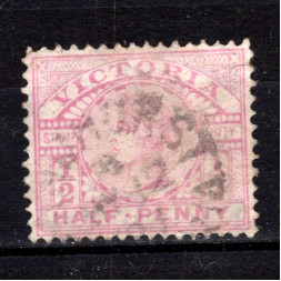 Stamp Victoria, SG310 (Mi. 99), Used #, 1/2 d