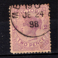 Sello Victoria, SG314 (Scott 162a), Usado #, 2 d