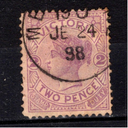 Sello Victoria, SG314 (Scott 162a), Usado #, 2 d