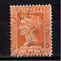 Stamp Victoria, SG313 (Scott 169), Used #, 1 d