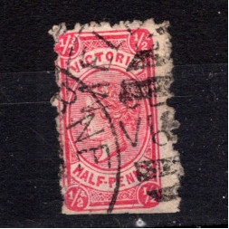 Stamp Victoria, SG176 (Mi. 71a), Used #, 1/2 d