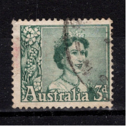 Briefmarke Australien, Mi.289Ax (SG 311)#, 3 d