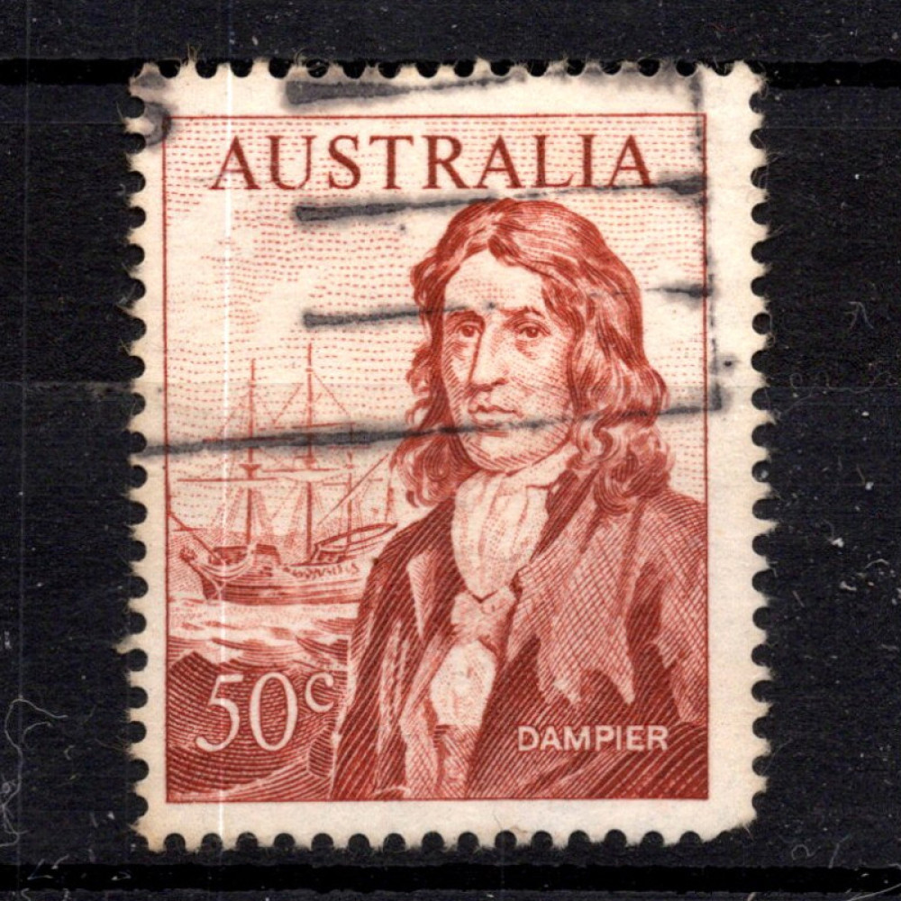 Sello Australia, Mi.375 (SG 399), Usado #, 50 c