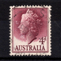 Sello Australia, Mi.273A (SG 282a), Usado #, 4 d